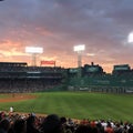 Sunset over Fenway Royalty Free Stock Photo
